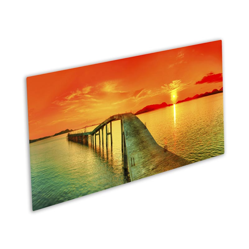 Placa de aluminio personalizada horizontal